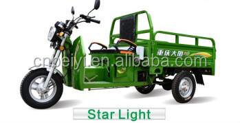 Top Grade Chongqing Oil Tank Tricycle in Brazil Motorized Driving Type 200cc Displacement