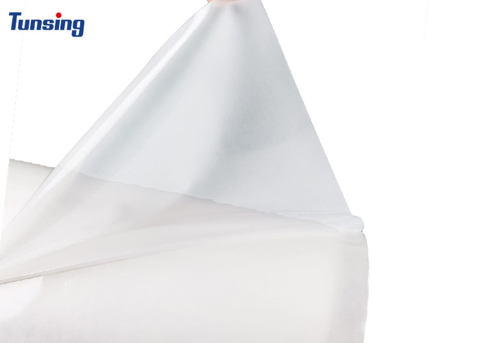 Dry Washing Hot Melt Glue Film for Bonding Embroidery on Polyester PVC Material 0.08mm*50cm*100yard