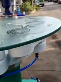 Manual Glass Irregular Edging Polishing Machine