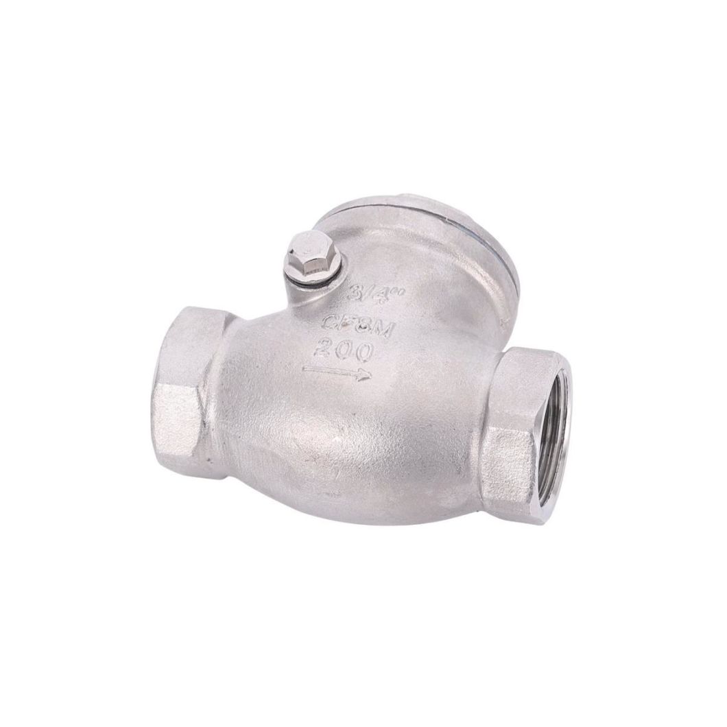 Stainless Steel F/F Thread Swing Check Valve