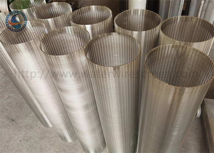 25 - 1027 mm Diameter Water Well Wire Wrapped Screen For Sand FIlter