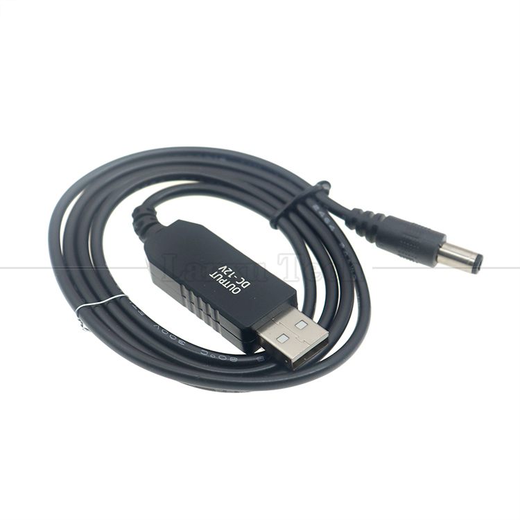 Hot Sale 5V USB to 9V 12V DC Output Converter Booster Wifi Modem Router Power Cable