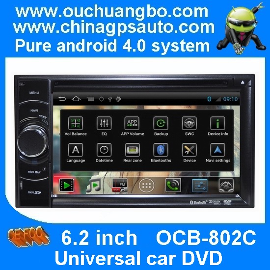 Ouchuangbo Auto Radio Android 4.0 for Universal Car DVD GPS Player Sat Navi with S150 BT USB TV 3G Wifi