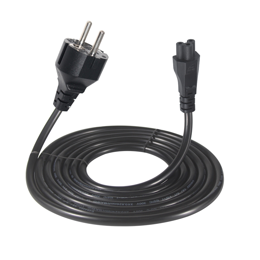 1.5M VDE CEE Euro Plug Cable Iec Computer Eu Male Shucko 10A Power Cord Ac To Adapter Schuko C5