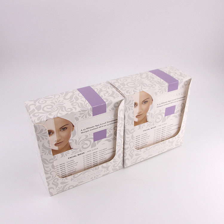 Custom Display Carton Printing Paper Packaging Box For Facial Mask