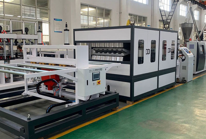 Single Layer Glazed Tile Making Machine Pvc Ceiling Extrusion Line