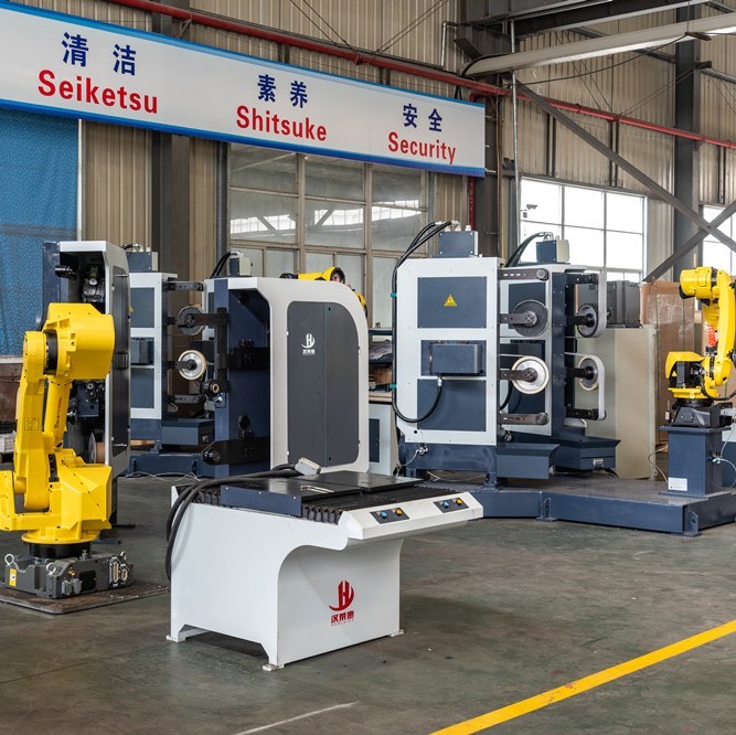 Brass Zinc Material Faucet CNC System Automatic Robot Grinding Polishing Machine