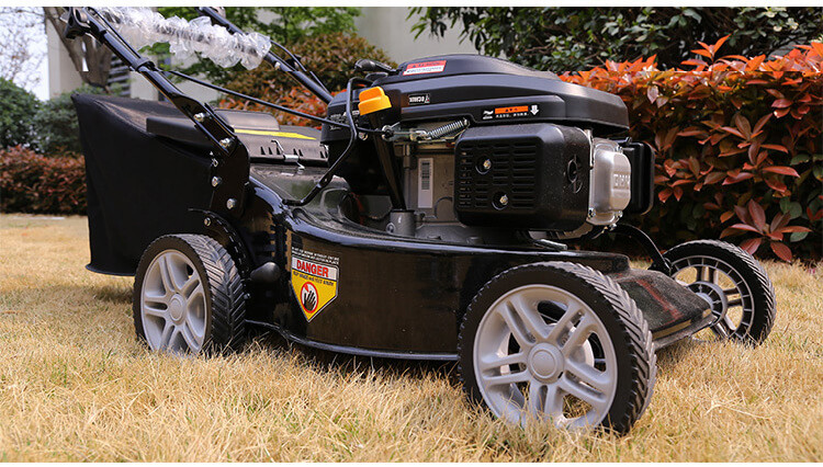 4 Stroke Self Propelled Petrol Lawn Mower For Grass Cutting Garden Tools