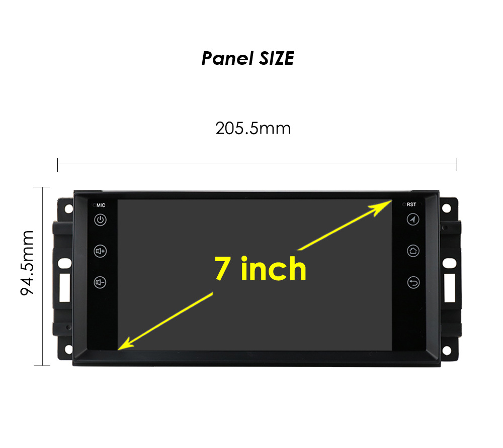 Universal Year Car Stereo 2 Din 7 Inch Carplay Car Radio Touch Screen Android Navigation Double Din Car Dvd Player