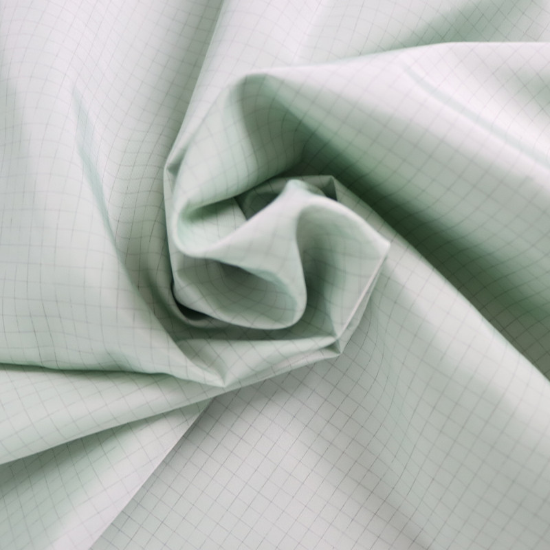 150D antistatic esd fabrics with 2.5mm Grid for Electronics and Pharmaceutical Industries