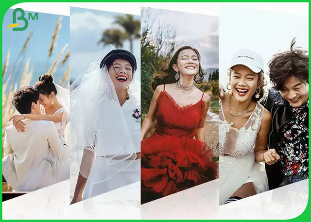 260 Gram RC Coated Photographic Printing Paper With White Color 