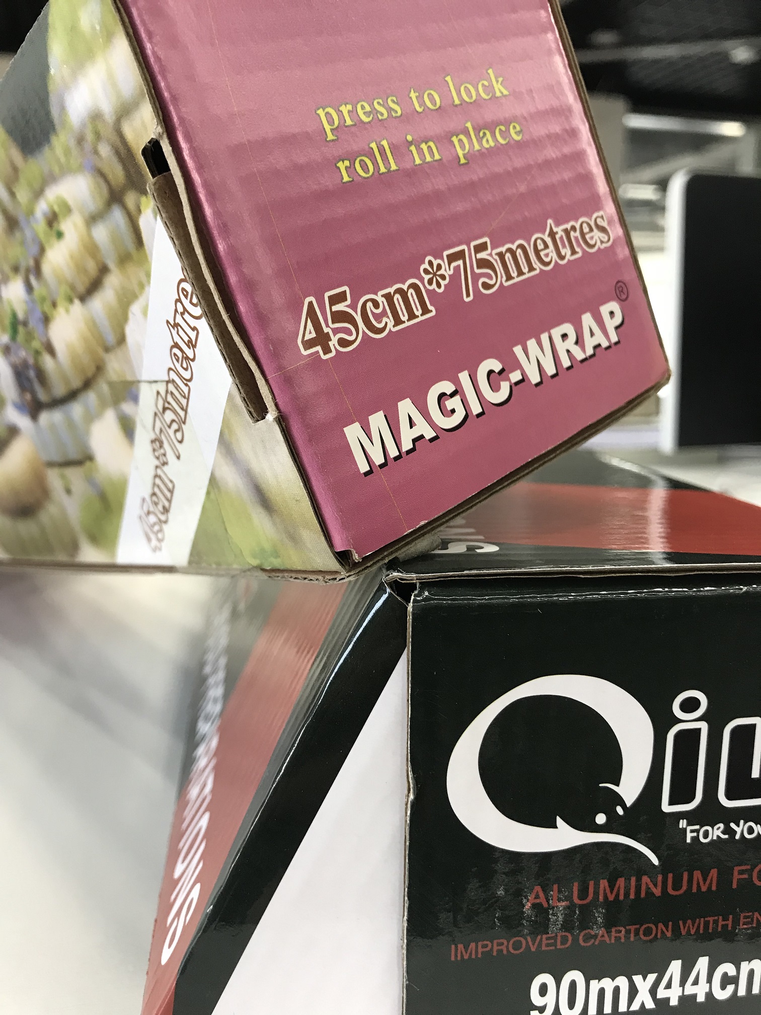 Custom Logo Eco Friendly Food Packaging Food Grade Aluminum Foil Wrap