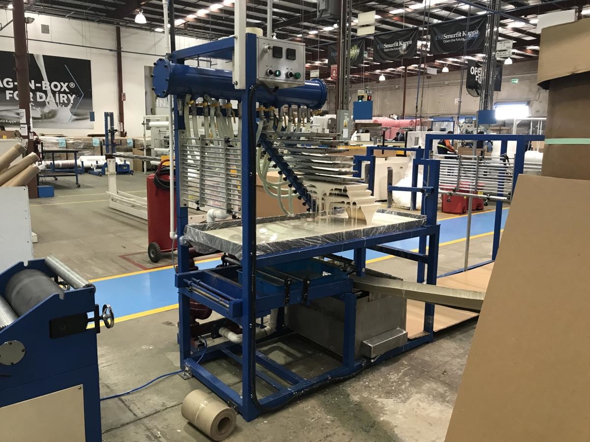Automatic Paper Edge Protector Machine 32KW High Speed 70m/min