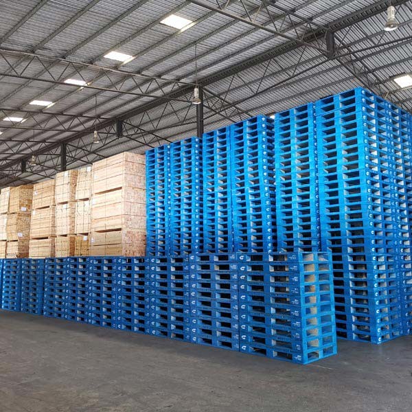 Auto Stacking Nailing Euro Block Pallet Production Machinery