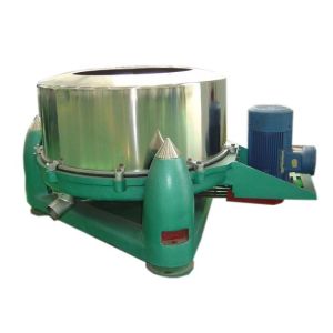 Buy cheap Manual Unload Intermittent Operation Top Discharge Food Centrifuge with Clamshell product