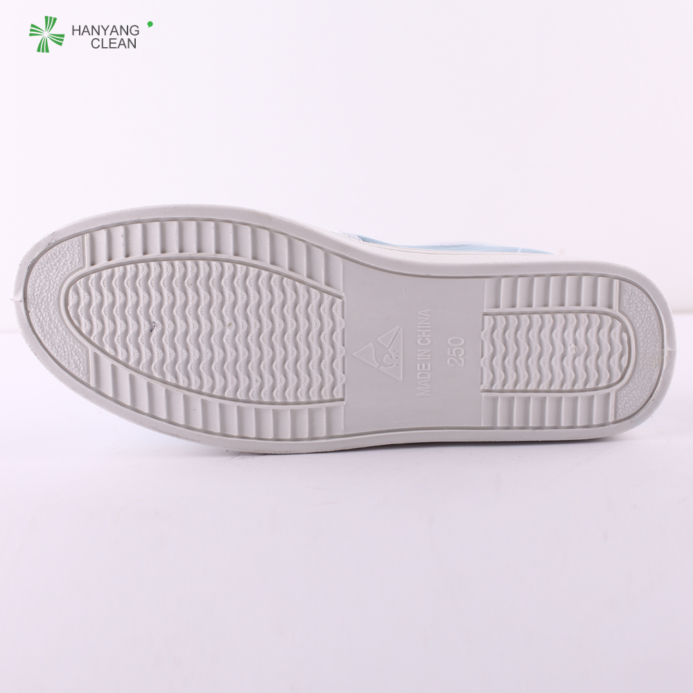 Cleanroom PVC blue antistatic slippers executive safety shoes