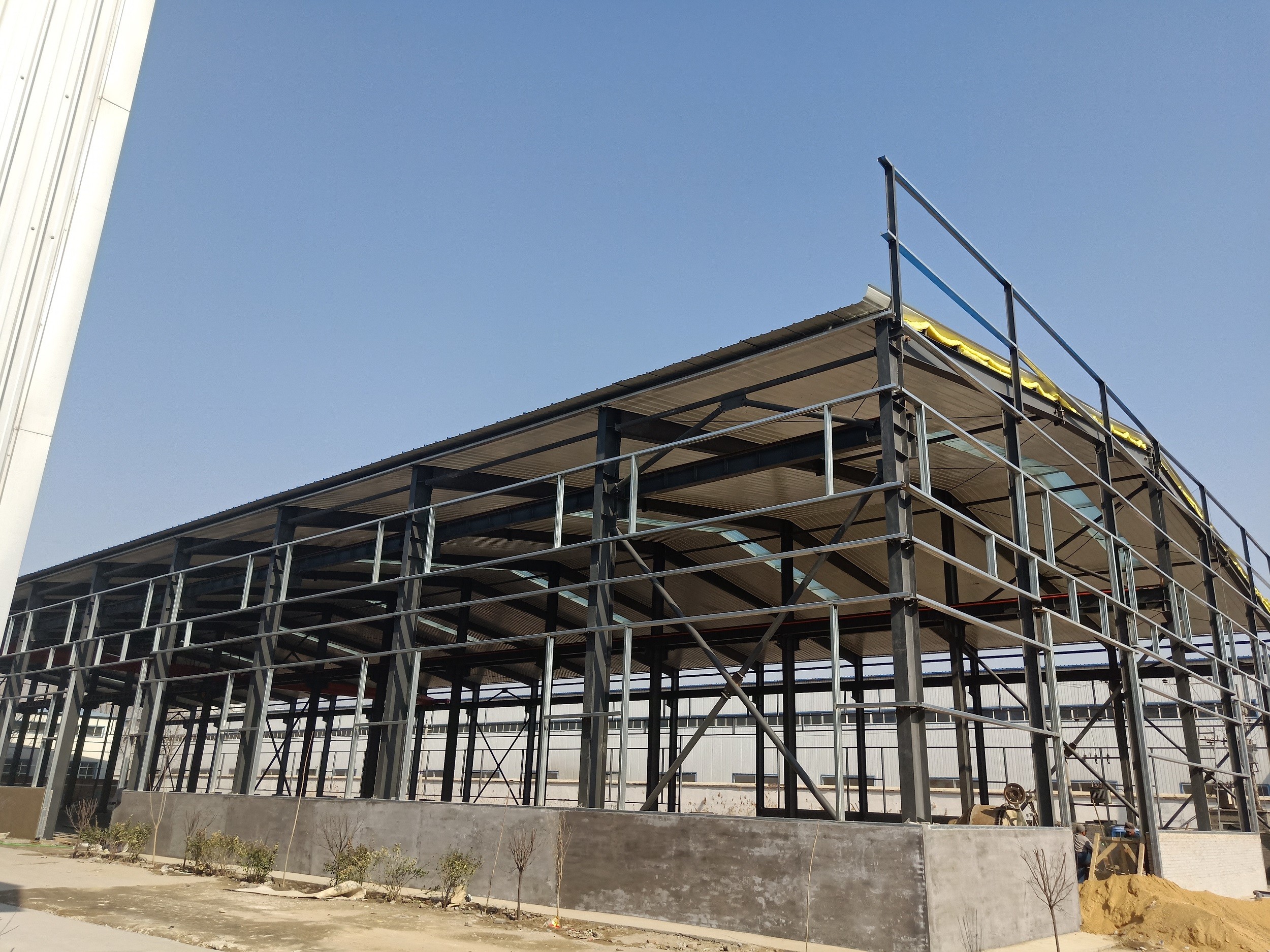 Customized Steel Structure Workshop Prefab Building Sandwich Panel Door