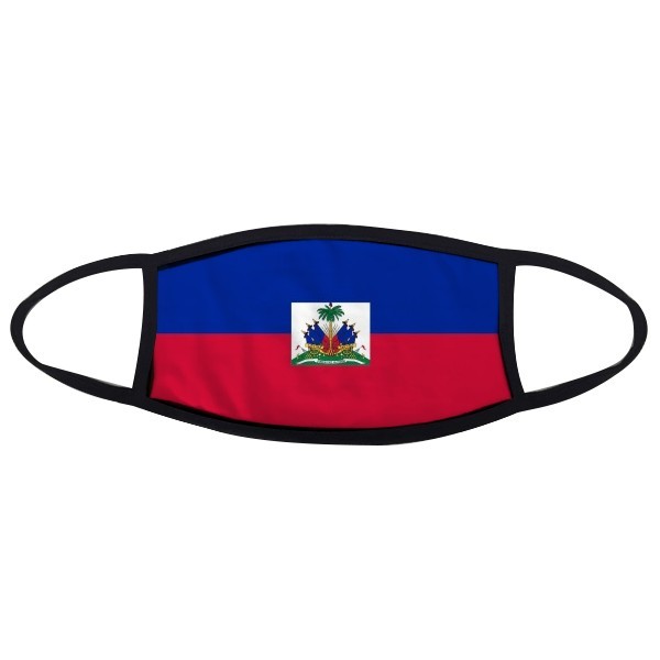 Swil Fashionable Flag Pattern Digital Printing Face Mask 12x17cm CMYK Printing