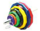 Popular CPU Barbell Weight Plates Gym Accessories 45 LB Weight Plates