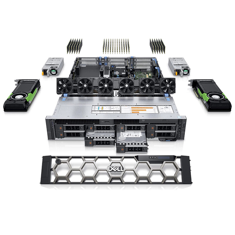 Dell Precision R7920 Server Computer 750W Power Supply Double Channel 2U Rack DVD ROM
