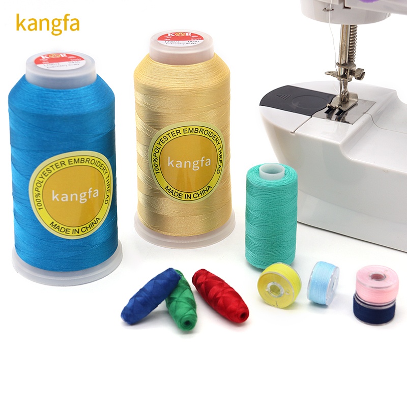 5000m 160g Mercerized Embroidery Thread for Embroidery Machine 150D/2 100% Polyester