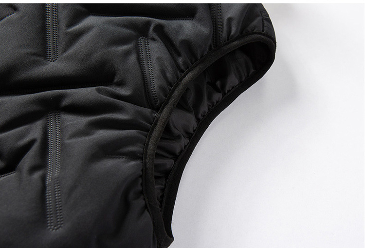 Breathable Padded Cold Weather Vest Down Puffer Utility Windproof Men Winter Vest