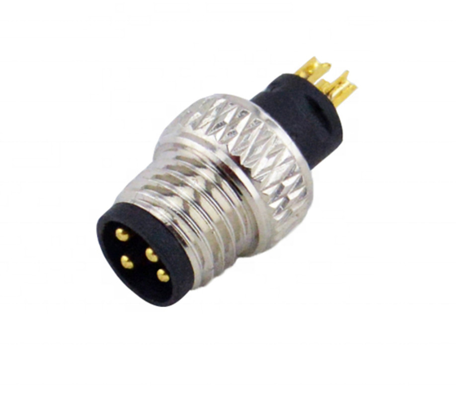 AISG M5 4 Pin 5pin Waterproof Circular Connector Male Female Automative