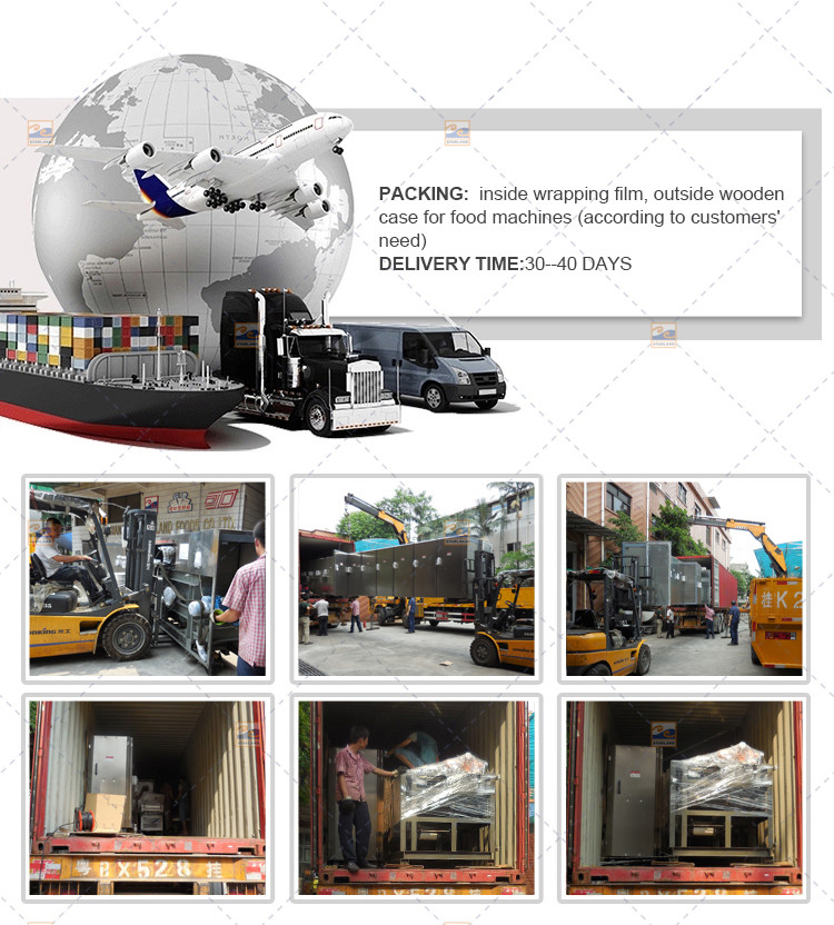 Tunnel Type Automatic Ice Cream Shop Equipment Ice Cream Cone Making Machine