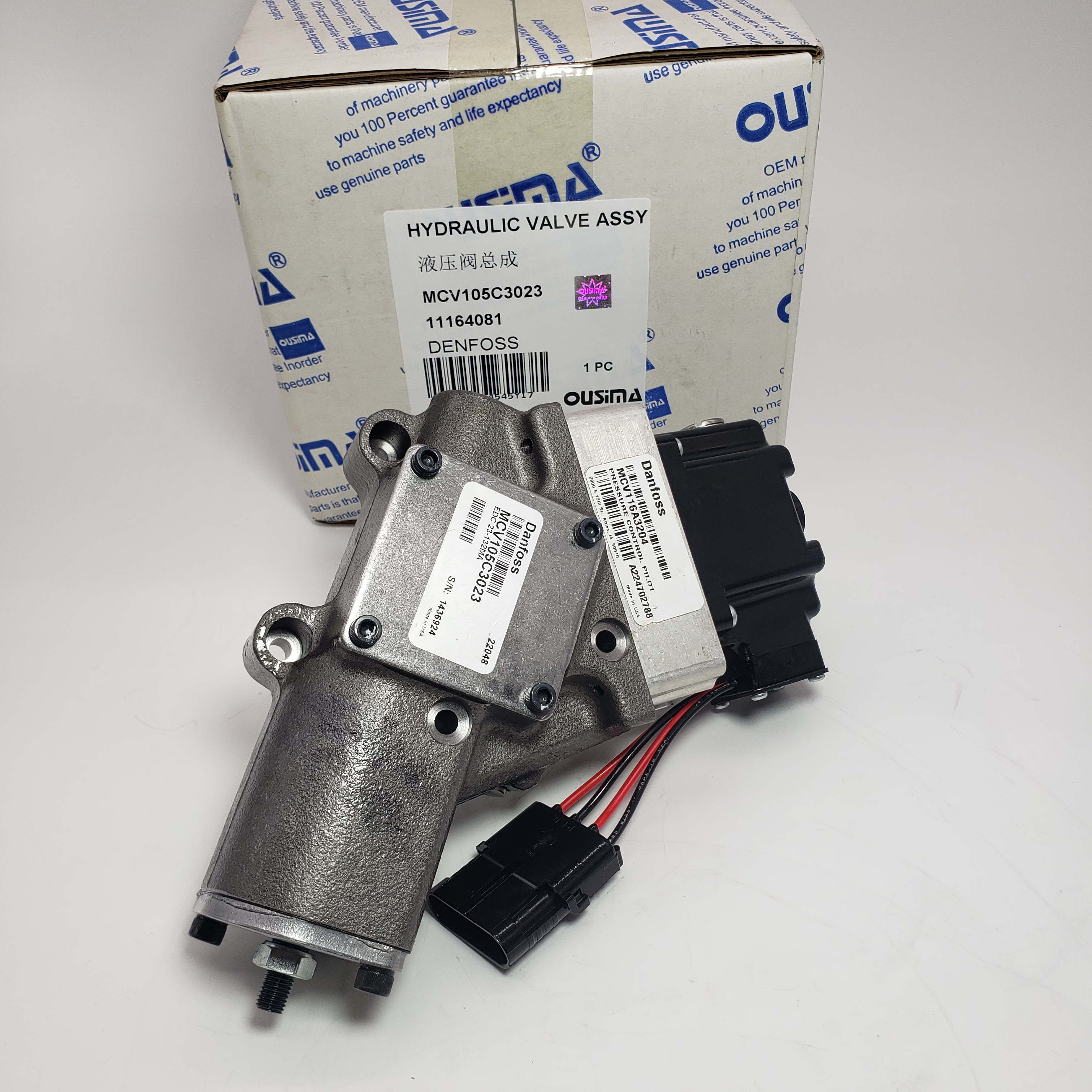 Sauer Danfoss Hydraulic Pump Valve Electronic Control Valve 11164081 MCV105C3023 For Dansfoss