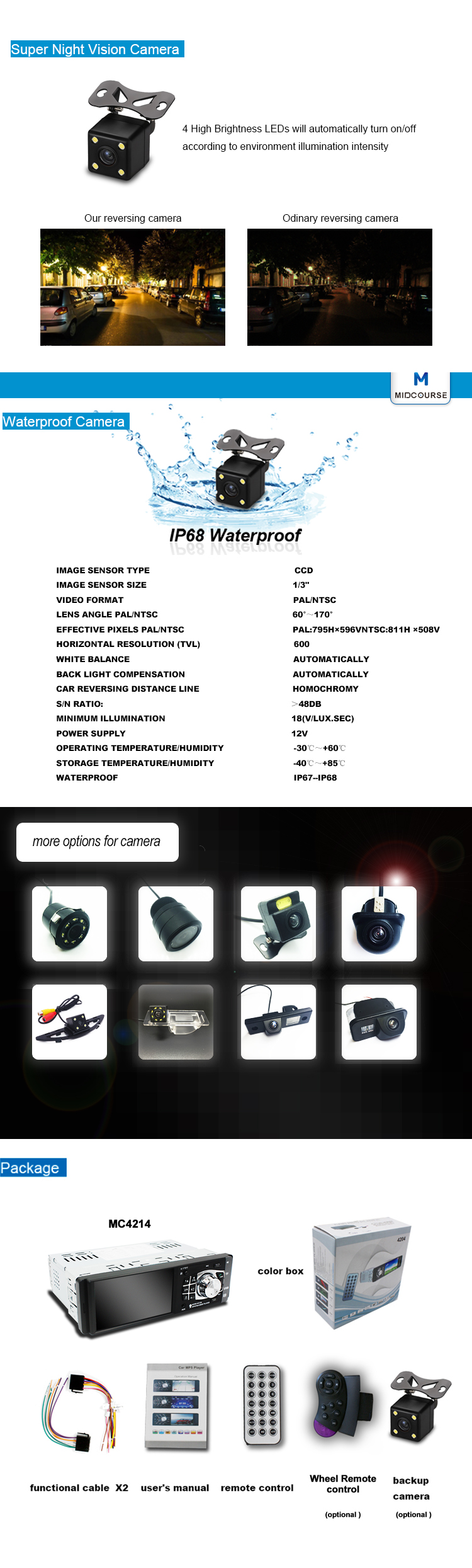 Adjustable Single Din Navigation Radio With Screen CE FCC Certification