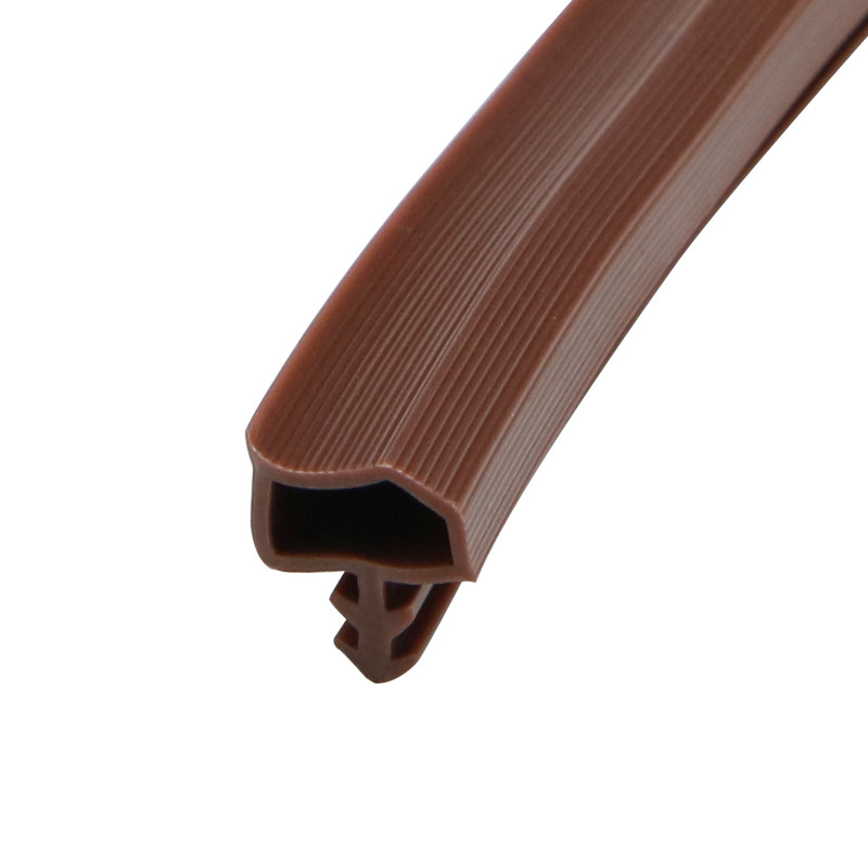 Modified PVC Sealing Commercial Door Weather Stripping With Line 10*5mm