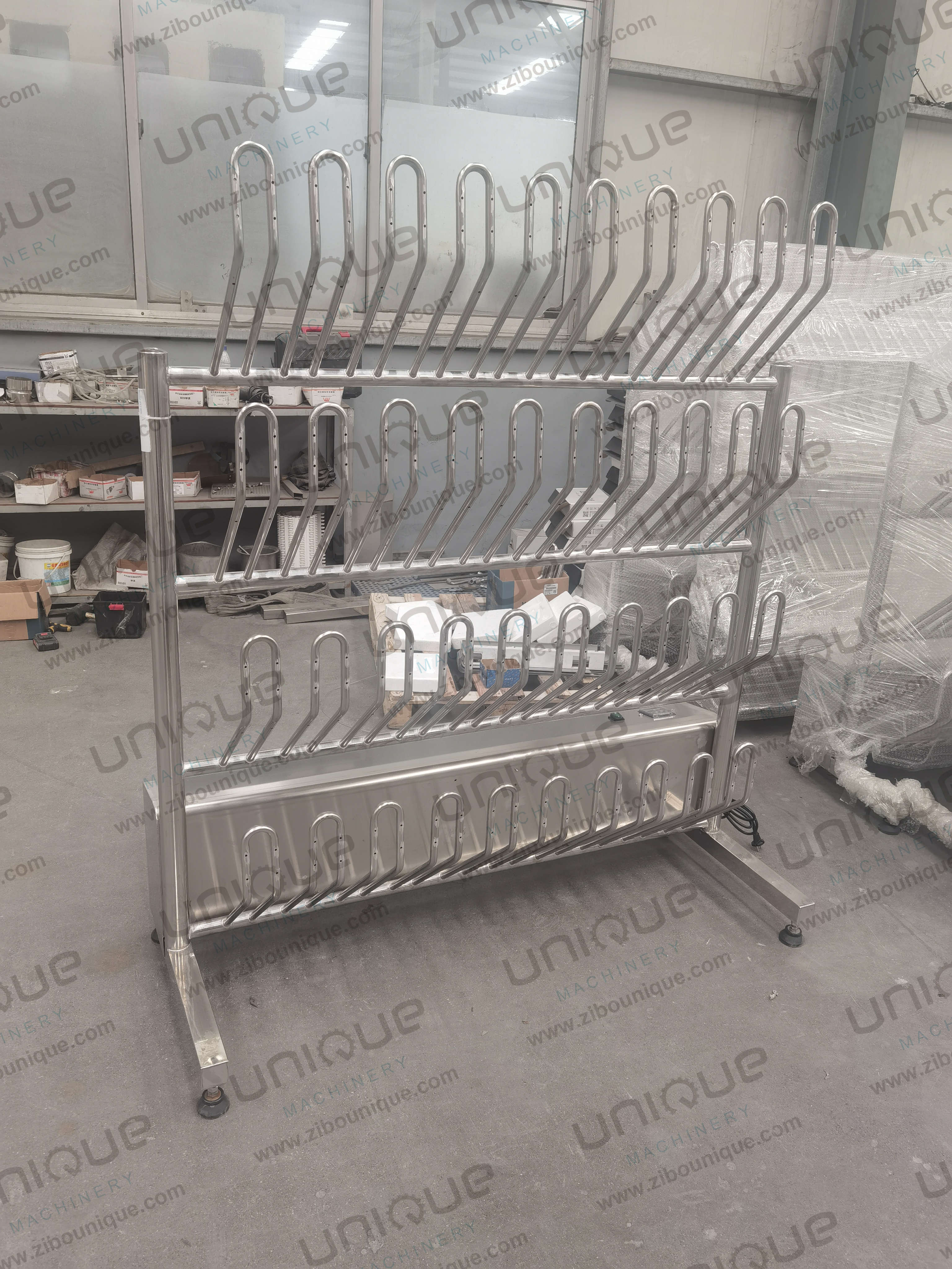 Dry Boot Automatic Air Heating Stand for 304 Stainless Steel Footwear Drying and Stand