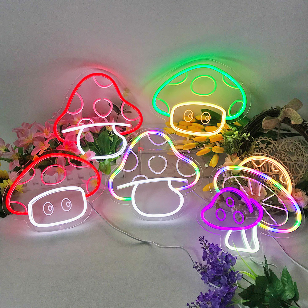 High Density Neon Acrylic Signs 3000K Led Neon Sign With Clear Acrylic Backer