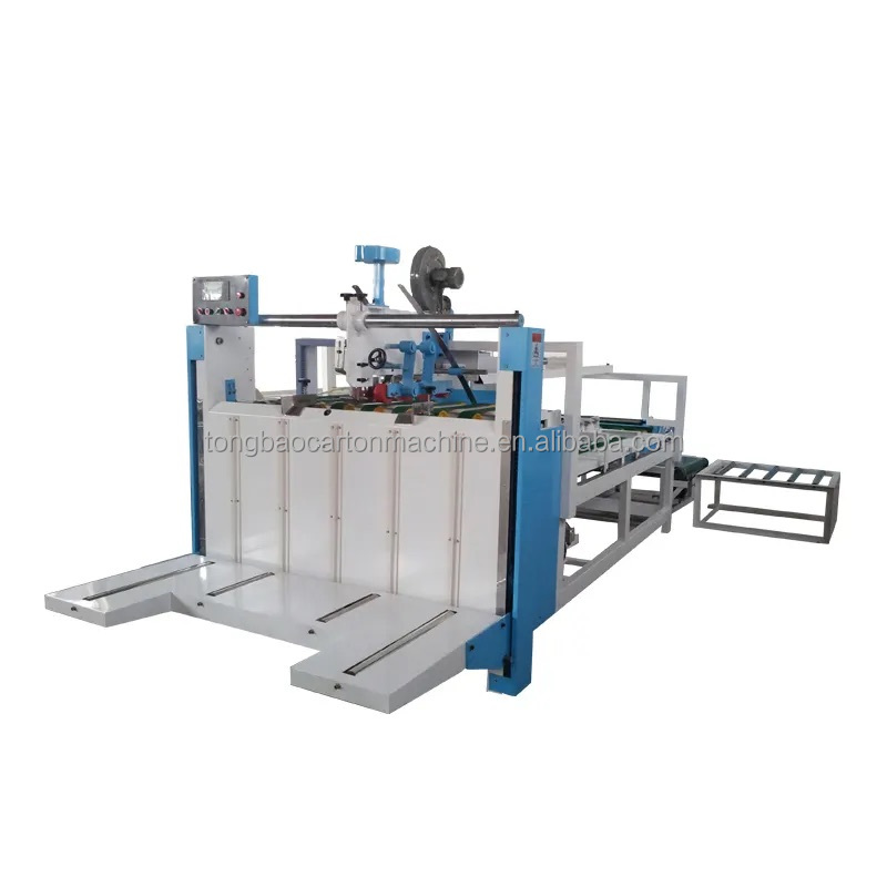 60 m/min Speed Mini Box Folder Gluing Machine for High Speed Corrugated Cardboard Making