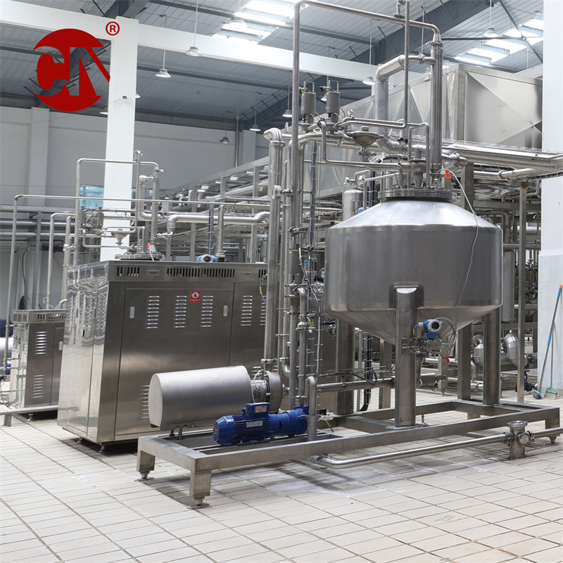 Juice Ice Cream Milk Homogenization Machine 100L 300L 500L 1000L Processing Line High Pressure Homogenizer Liquid Food Manufacturing Equipment