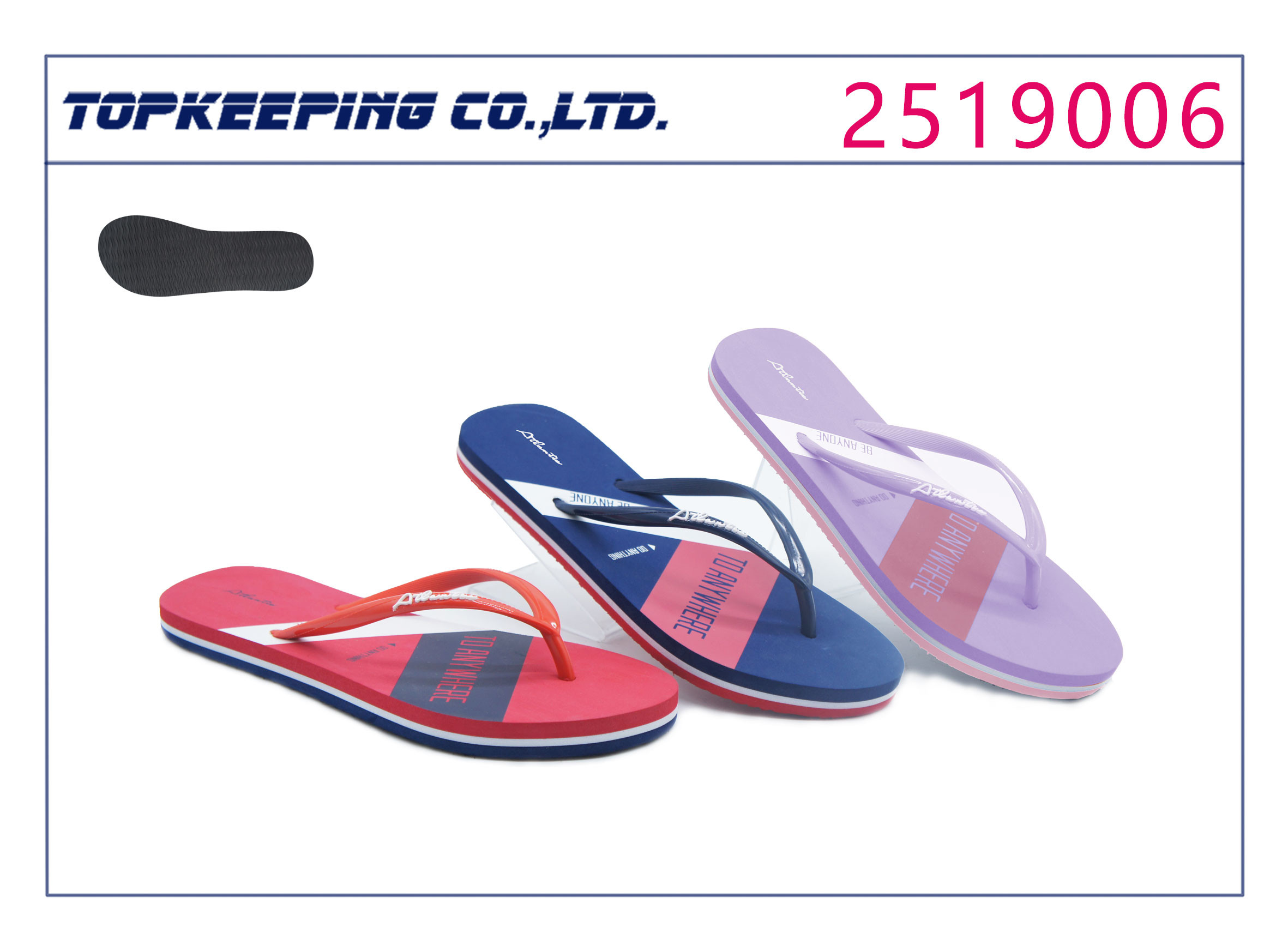 EVA fancy flip flops for ladies Summer Woman Adult Cute