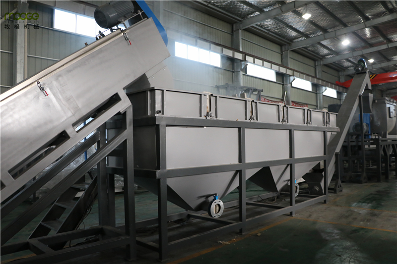 Prewasher Plastic Film Recycling Machine 3000kg/H Agricultural LDPE Washing Line