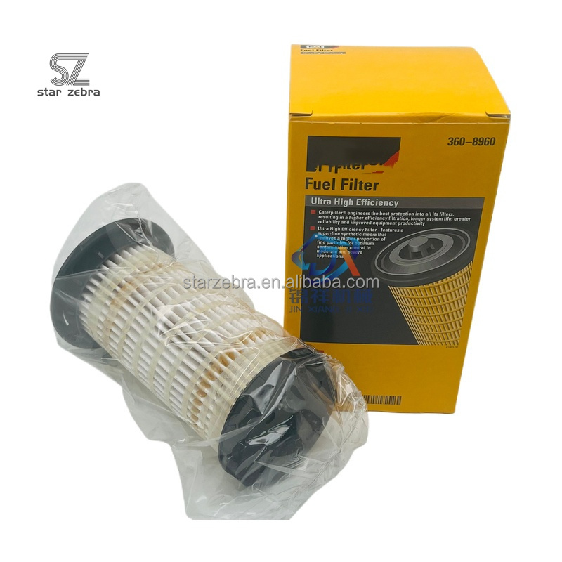 Fuel Filter for Excavator Heavy Equipment Diesel Fuel System 360-8960 Construction Machinery Engine Spare Parts