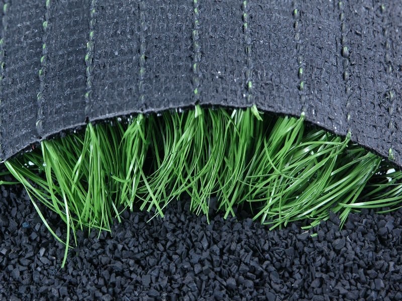 140 Stitches/M 50mm Playground Artificial Grass For Outdoors Sports With High Durability And Great Water Permeability