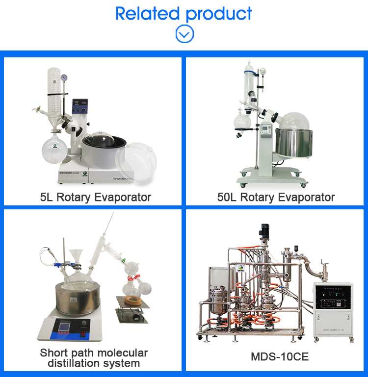 5L Industrial Electric Rotary Evaporator Large Capacity Fuel Oil