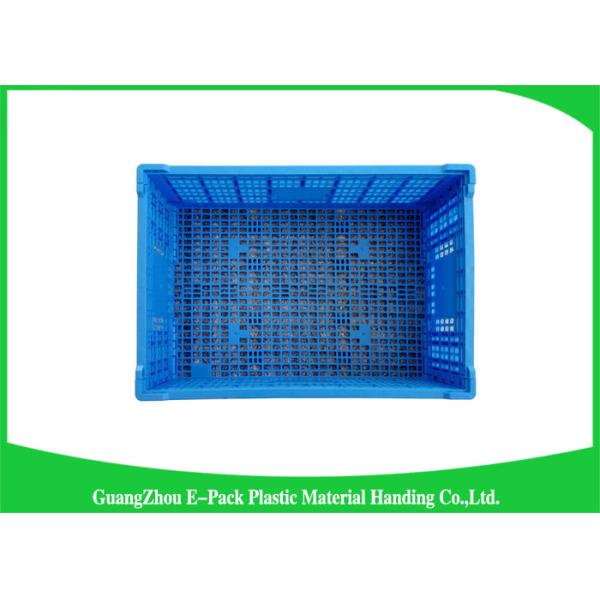 Large Folding Plastic Crates / Collapsible Plastic Storage Bins