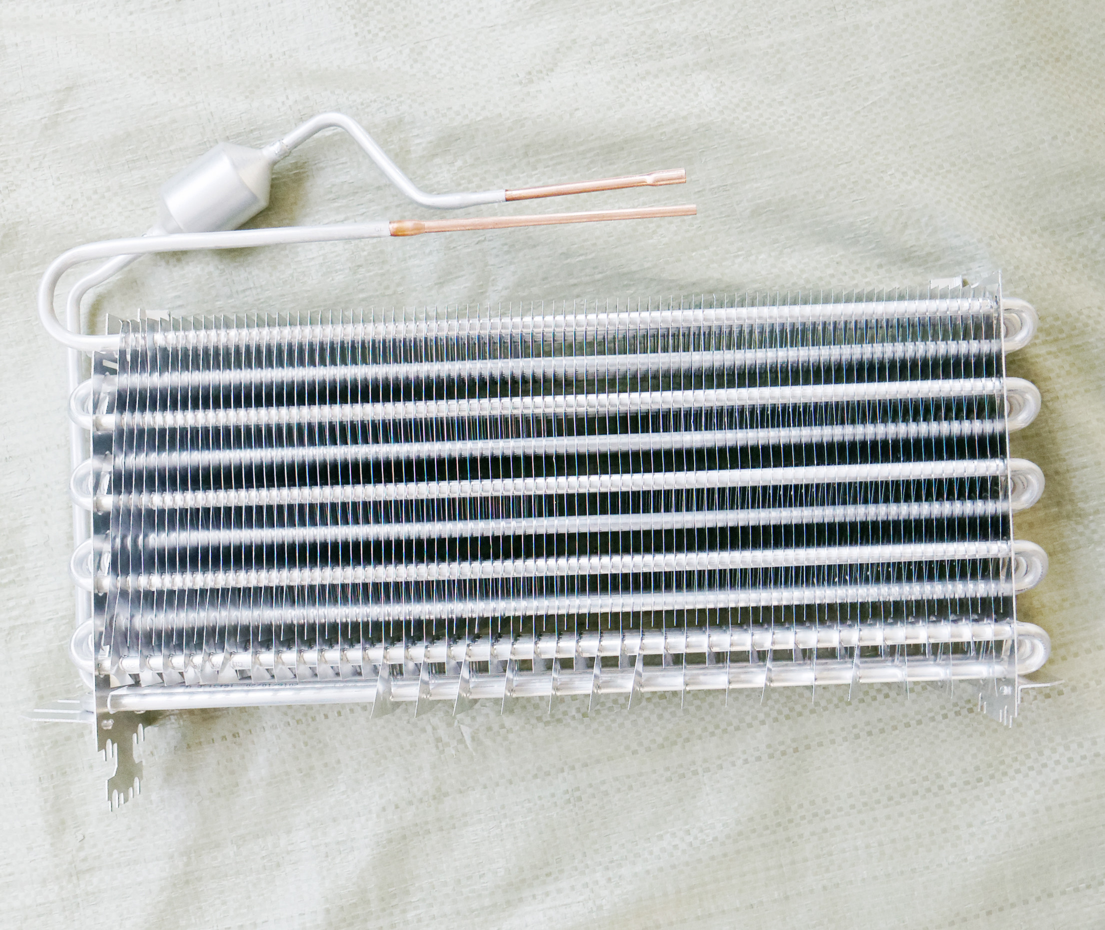 Home Appliance Refrigerator And Freezer Parts Finned Aluminum Evaporator