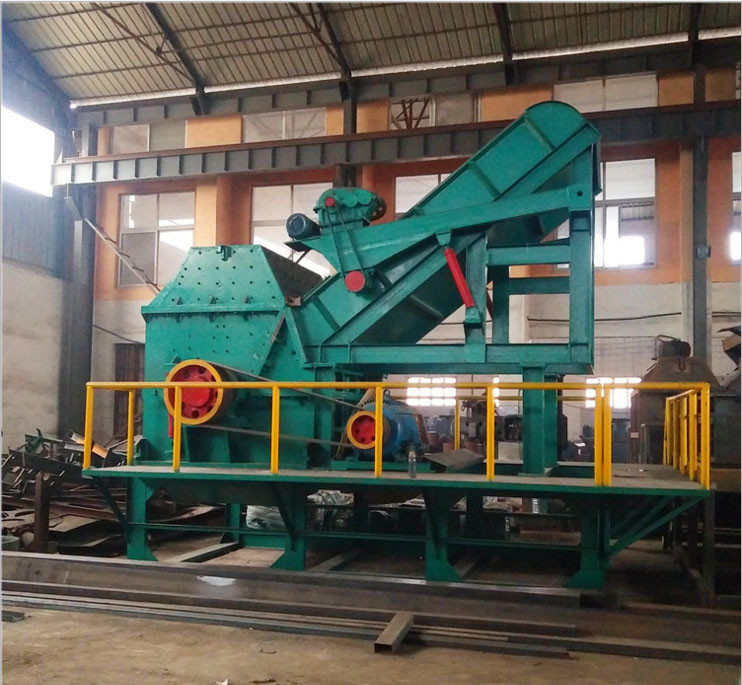 Crushing Household Appliances Scrap Iron Zinc Crusher Metal Crusher Machine