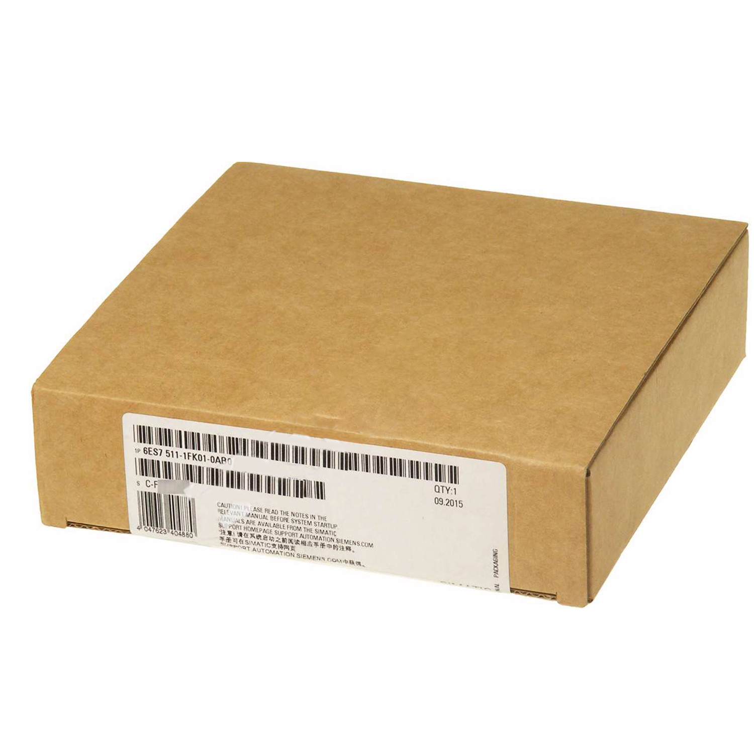 SIEMENS 6ES7511-1FK01-0AB0 PROFINET IRT WITH 2-PORT SWITCH, 60 NS BIT PERFORMANCE, SIMATIC MEMORY CARD REQUIRED