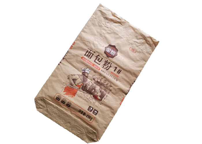 Waterproof Kraft Paper Food Bags Easy Opening Recyclable Biodegradable Pollution Free