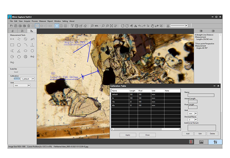 3.6x - 39.4x 2.0m Sony Cmos Digital Optical Microscope A36.4970