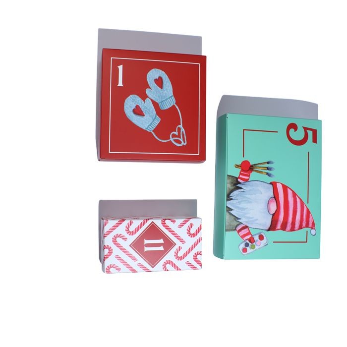 Small Packaging Boxes Custom Mystery Box For Skincares And Christmas Advent Calendar Box