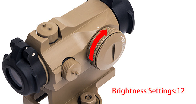 Multi - Layer Anti - Reflex Optical Coating Red Dot Scope With CR1632 or 3V Lithium Battery