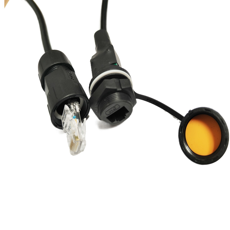 M20 Screw Type RJ45 Waterproof  Connector