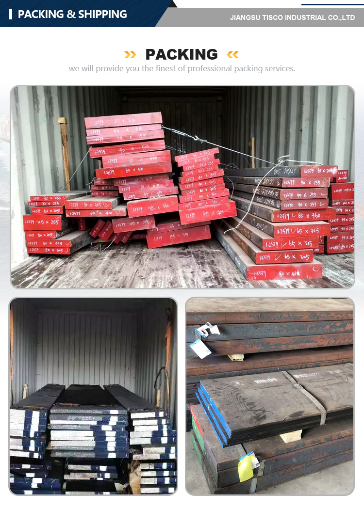packing of tool steel sheet